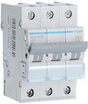 MCB, 6kA, C curve, 3 poles, 63A