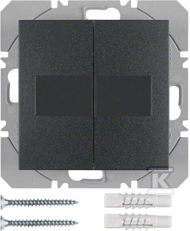 Przycisk 2-krotny płaski z baterią - 85656185