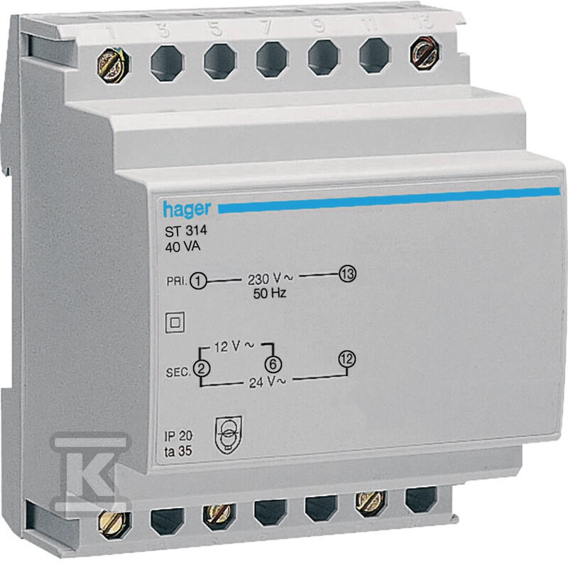Transformator bezpieczeństwa - ST314