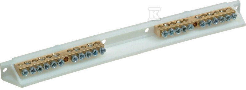 Wspornik z zaciskami PE/N 2x11 zacisków - VZ724