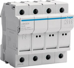 Podstawa bezpiecznikowa modułowa 3P+N do wkładki bezpiecznikowej cylindrycznej L38 10x38 mm, 32A 690VAC
