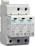 Overvoltage limiter T1+T2 MOV 3P TN-C network Iimp = 37.5kA In = 50kA Up≤1.2kV