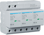 Ogranicznik przepięć iskiernikowy kombinowany T1+T2 3P sieć TN-C Iimp=75kA Up1,5kV styk