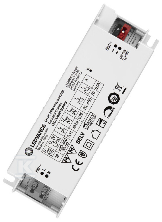 Блок живлення DR PC-PFM-18W 220-240V - 4058075239838