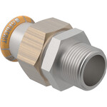 Śrubunek przejściowy Geberit Mapress Therm z gwintem zewnętrznym: d=18mm, R=3/4''