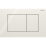 Кнопка змиву Geberit Sigma40, передня, скло пісково-сірого кольору, прямокутна