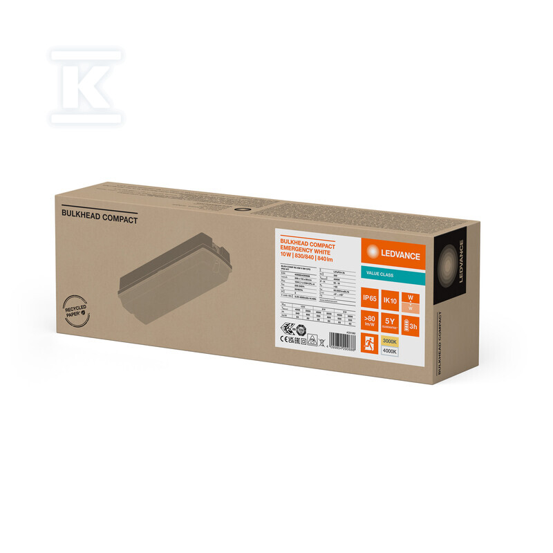 Oprawa LED BULKHEAD COMPACT RECTANGULAR - 4099854290688