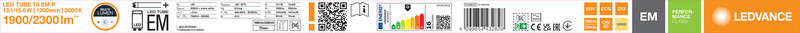 LED лампа T8 EM P 1200 13.1W/15.6W830 - 4099854432828