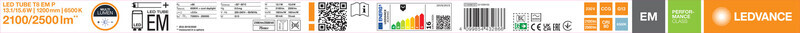 LED лампа T8 EM P 1200 13.1W/15.6W865 - 4099854432866