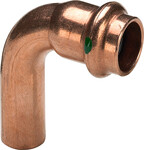 Згин 90° SC 15 мідь/глянцева обробка, модель 24161 Profipress