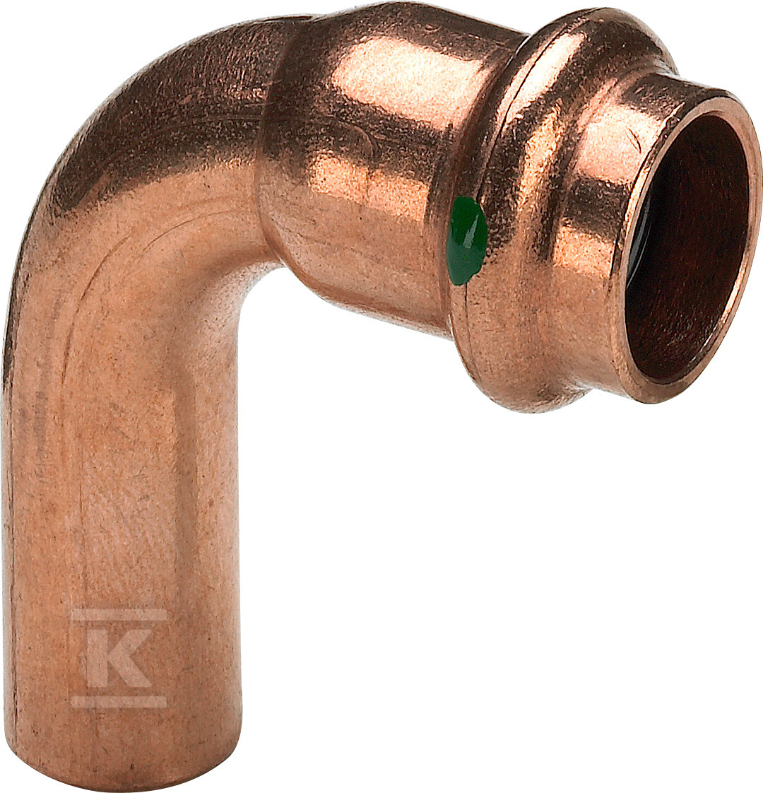 Згин 90° SC 35 мідь/глянцева обробка, - 291693