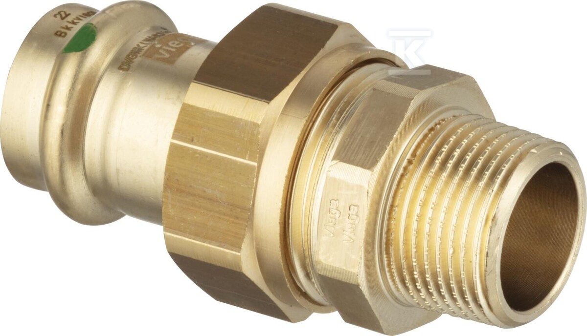Dwuzłączka z SC 12 x 1/2" brąz / - 291389
