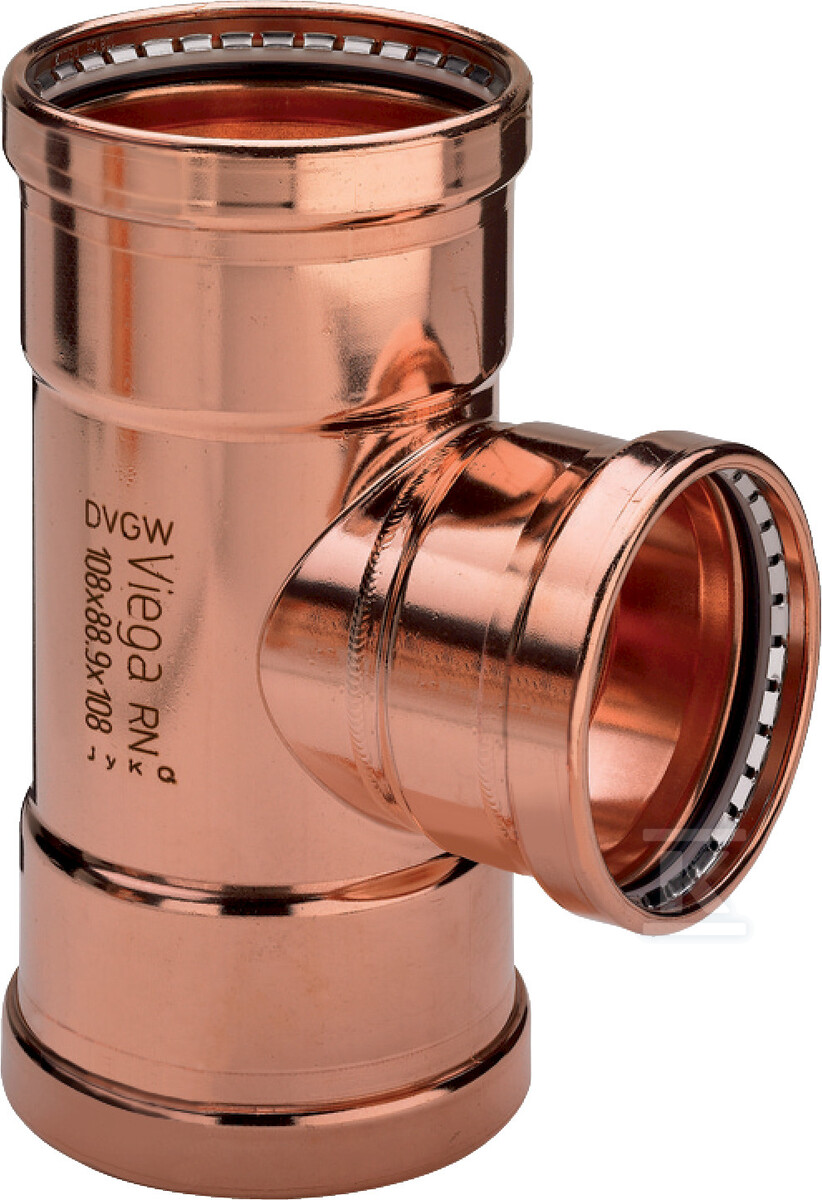 Трійник SC 108.0 мідний / яскраво - 477011