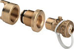 Напірна пробка 22 латунь / полірована, модель 2269