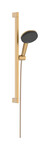 Zestaw prysznicowy 125 3 strumieniowy EcoSmart z drążkiem Unica E Puro 65 cm EasySlide Raindance Alive Select S brąz Szczotkowany