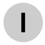 Лінза-кнопка, плоска біла, опис M22-XDL-W-X1