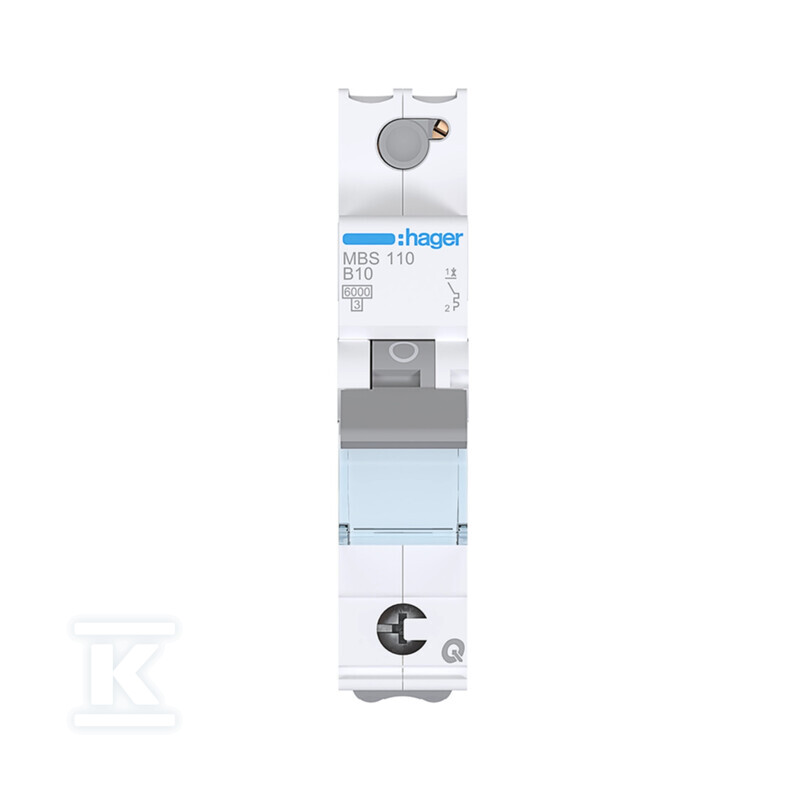 Автоматичний вимикач Icn=6000A 1P B 10A - MBS110