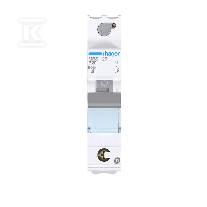 Автоматичний вимикач Icn=6000A 1P B 20A - MBS120