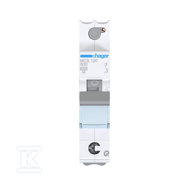 Автоматичний вимикач Icn=6000A 1P C 20A - MCS120