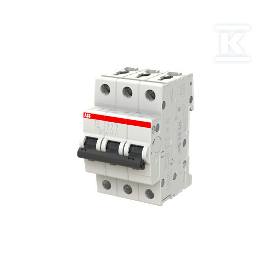 Disjunctor modular, 3P, caracteristică - 2CDS253001R0034