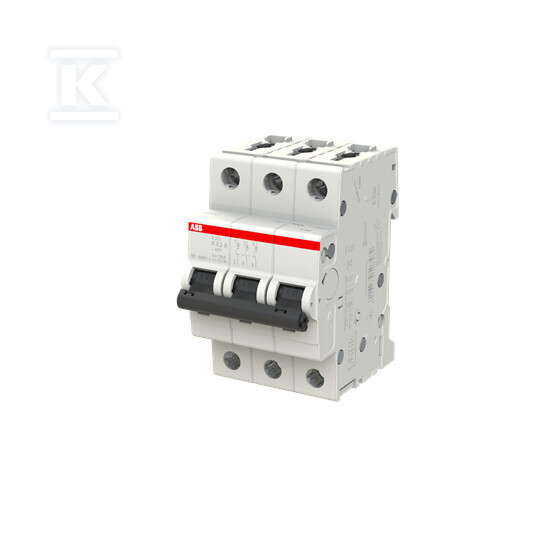 Disjunctor modular, 3P, caracteristică - 2CDS253001R0157