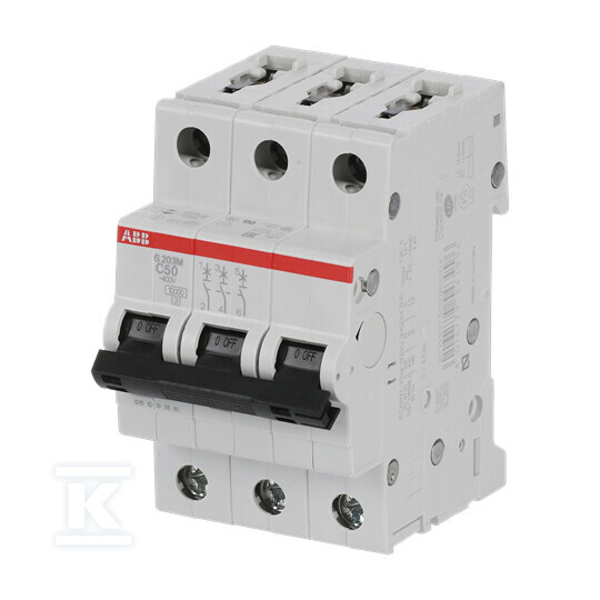 Interruttore magnetotermico, 3P, - 2CDS273001R0504