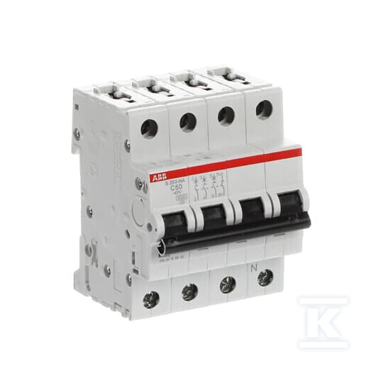 Interruttore magnetotermico, 3P+N, - 2CDS253103R0504