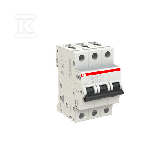 Disjunctor modular, 3P, caracteristică - 2CDS253001R0157