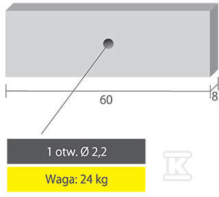 Parking beam B-60 - 2311