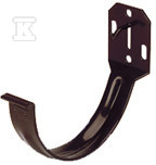 Gutter bracket 100, steel, canyon PVC - 3021739