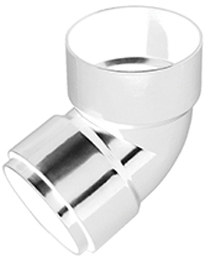 Double socket bend 90x90/67, Canyon PVC - 3021507