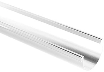 Gutter 130 130x2000, PVC canyon white - 3021471