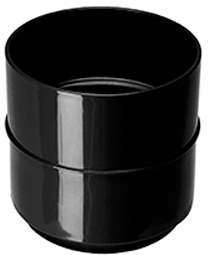 90 pipe connector, PVC canyon black - 3021644