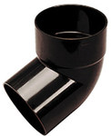 Single socket bend 75x75/67, Canyon PVC bronze