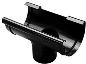 Drain hopper 130x110, PVC canyon black - 3024182