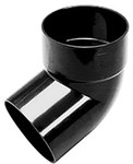 Single socket bend 90x90/67, Canyon PVC graphite