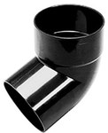 Single socket elbow 110x110/67, Canyon PVC graphite