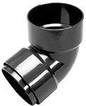 Double socket elbow 110x110/67, Canyon PVC graphite