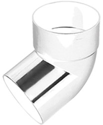 Single socket elbow 90x90/88, PVC - 3024200