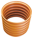 PP pipe 425x3000 SN4 without socket, corrugated shaft (for manholes 425, Tegra 425)