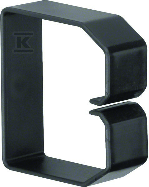 Cable clamp BA6 60x60, black - B600603