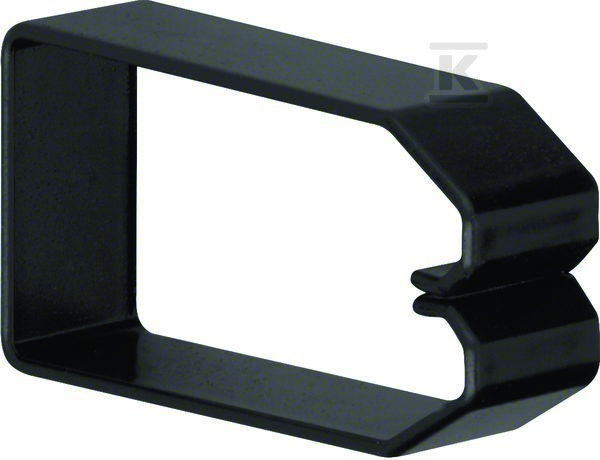 Cable clamp BA6 80x40, black - B800403