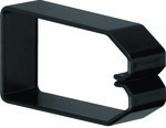 Cable clamp BA6 80x40, black