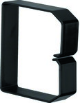 Cable clamp BA6 80x80, black