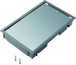 Pokrywa pełna płytki montaż E04 147X247 5 mm stal szary PA, TEHALIT.VE-EE
