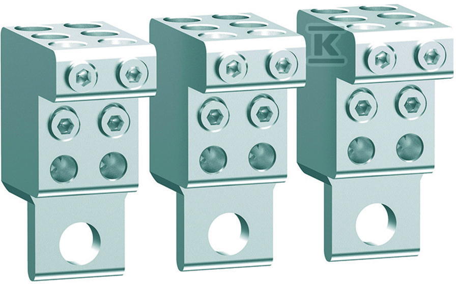 Zaciski P160 Cu/Al 3P 6x4-25 mm - HYS055H