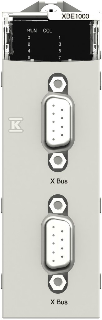 Moduł rozszerzający płyty backplane, 2 - BMXXBE1000