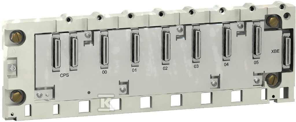 Płyta typu Rack, 6 otworów, montaż - BMXXBP0600