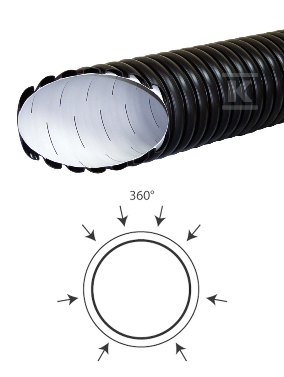 Труба дренажна X-Stream DN200x1,5TP360 - 3033557