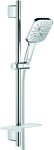 Rainshower SmartActive 130 Cube Shower rail set 600 mm, 3 sprays, chrome